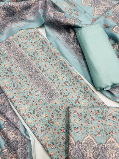 Premium kashmiri  Pashmina kani print Suit