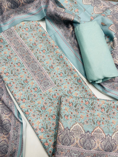 Premium kashmiri  Pashmina kani print Suit