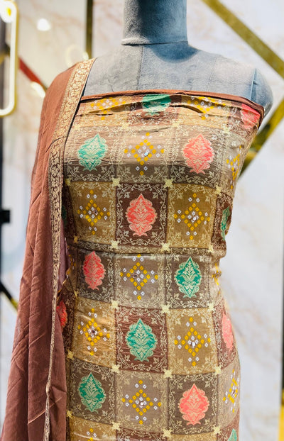 Premium jaipuri silk suit