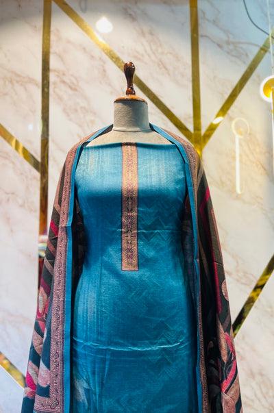 Premium kashmiri  Pashmina kani print Suit