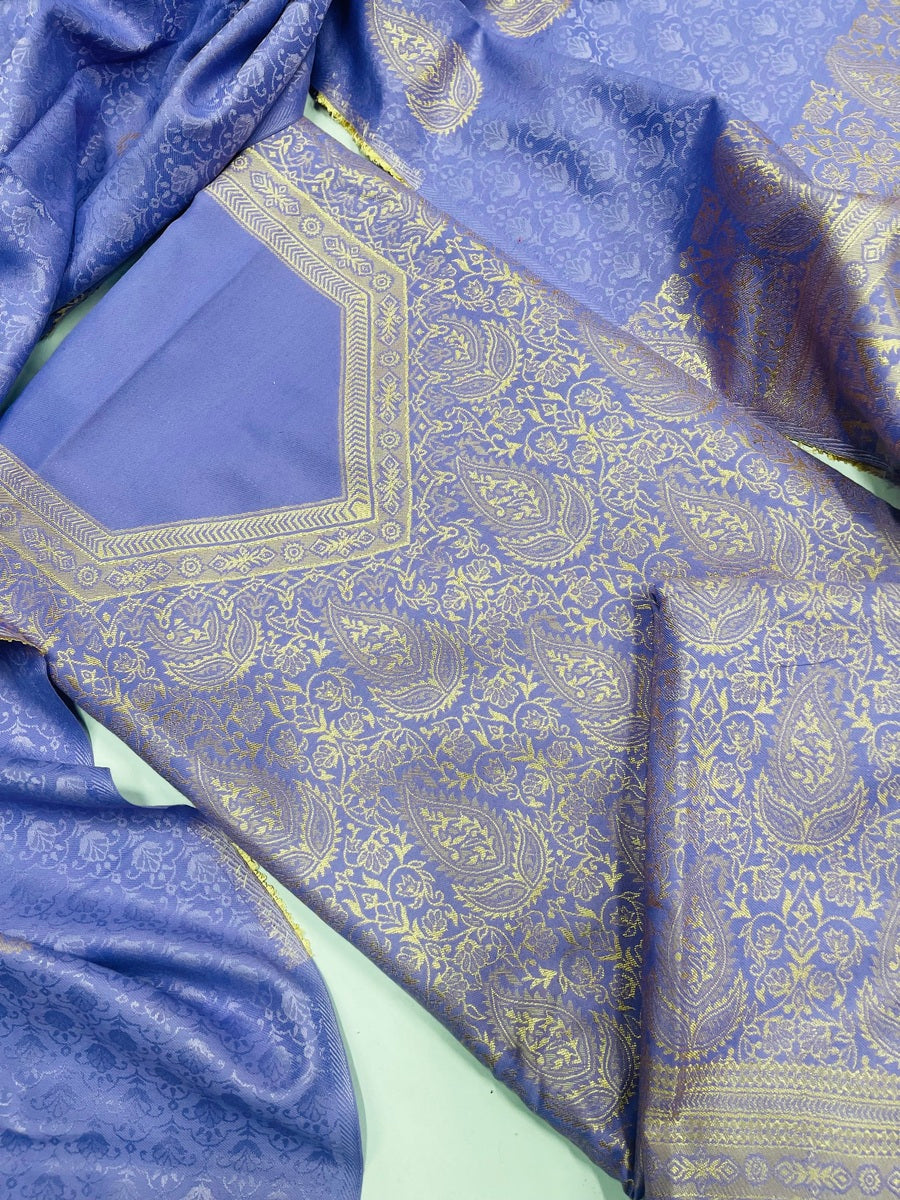 Premium kani Wollen Party Suits (100% Handmade)