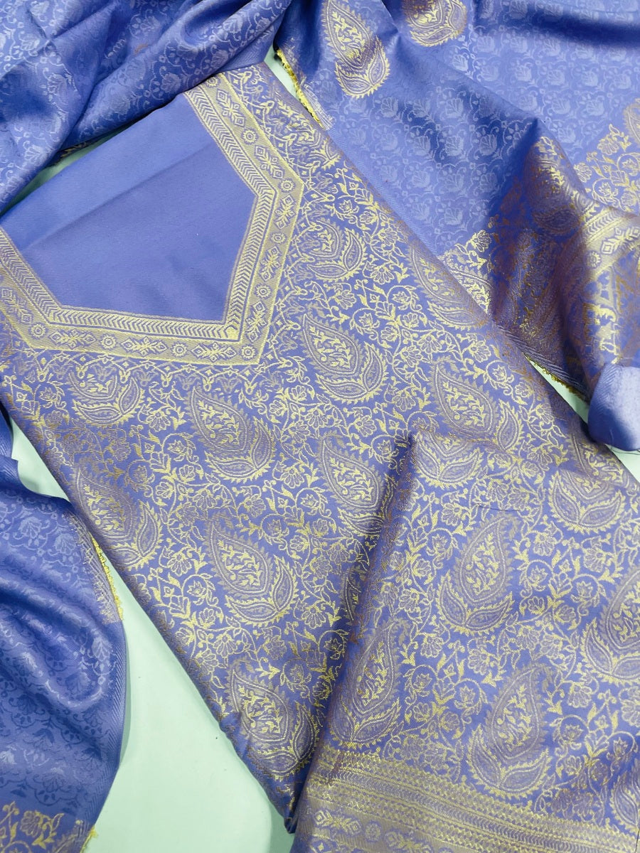 Premium kani Wollen Party Suits (100% Handmade)