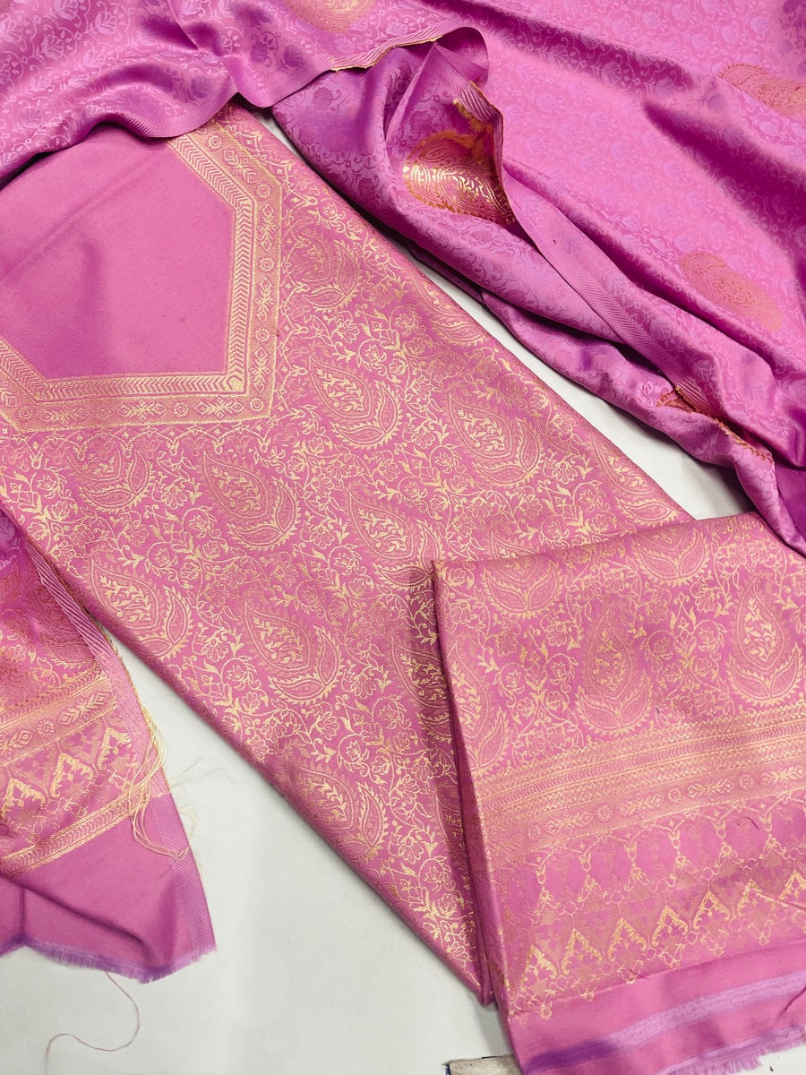 Premium kani Wollen Party Suits (100% Handmade)