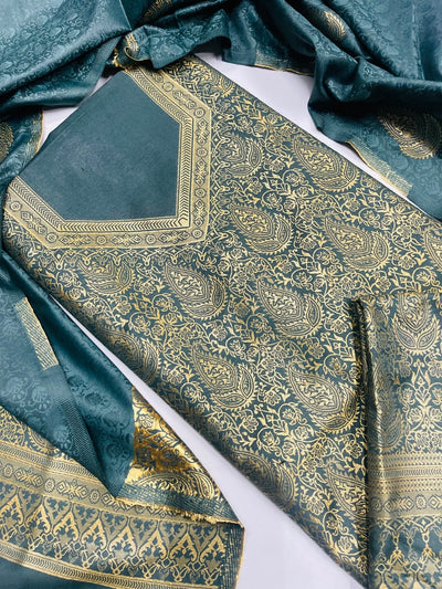 Premium kani Wollen Party Suits (100% Handmade)