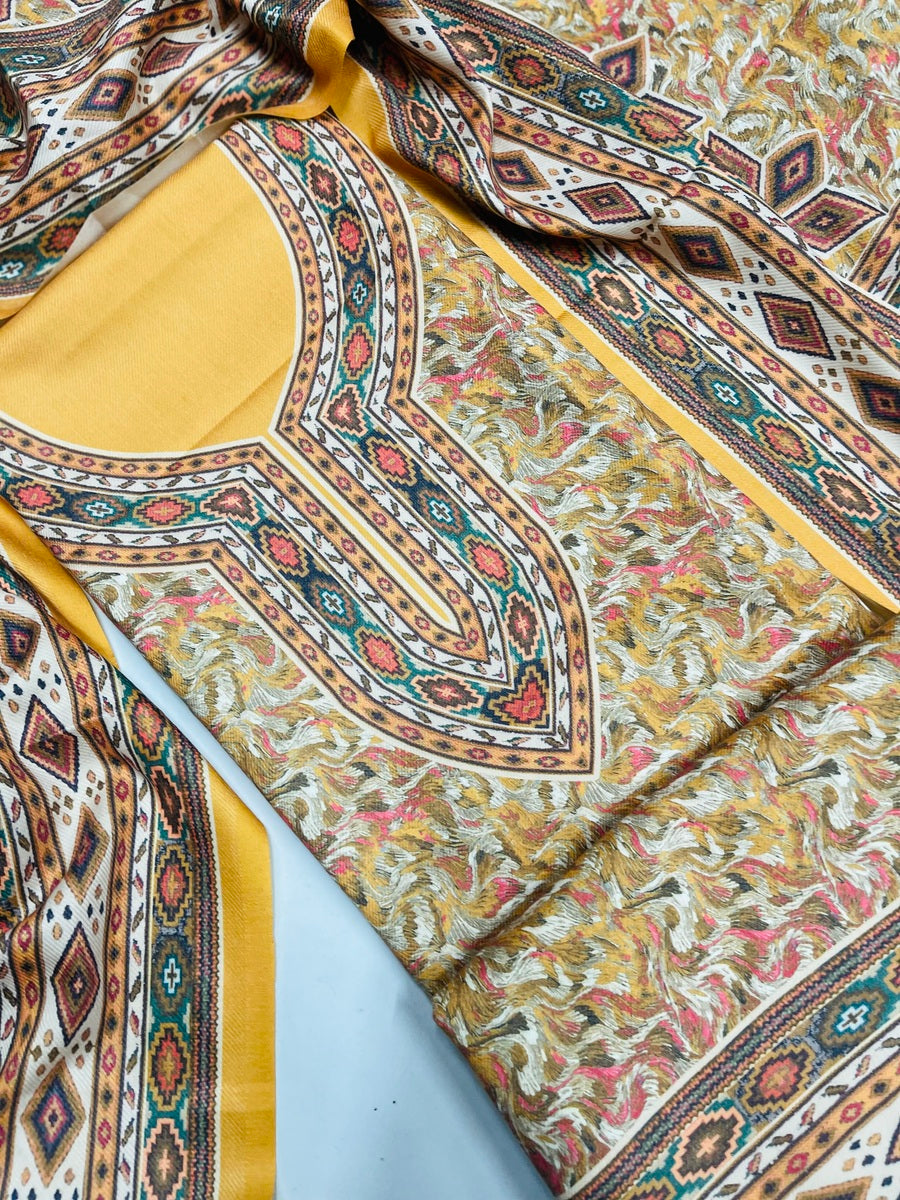 Premium kashmiri  Pashmina kani print Suit