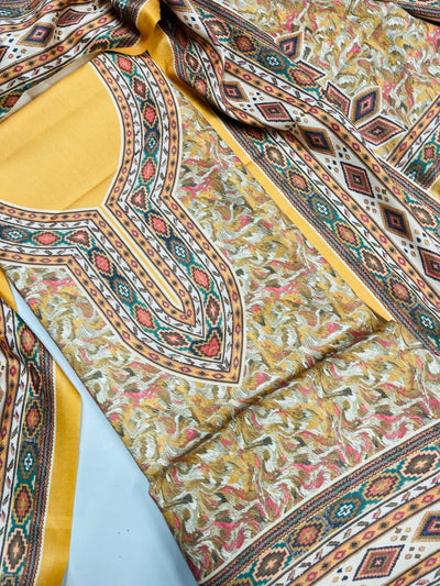 Premium kashmiri  Pashmina kani print Suit