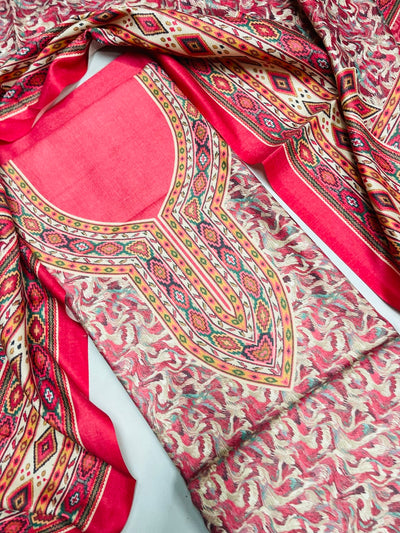 Premium kashmiri  Pashmina kani print Suit