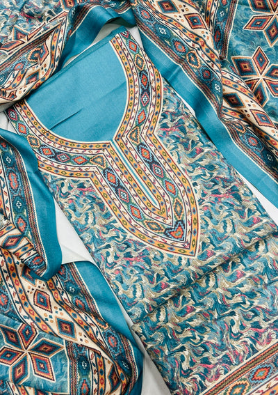 Premium kashmiri  Pashmina kani print Suit