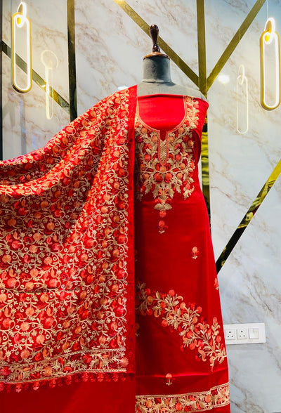 Kashmiri 🥶 winter pure suit (💯%handmade )