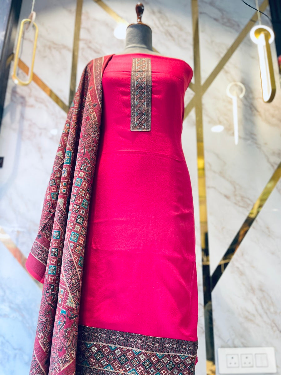 Premium Botique Style Pashmina print Suit