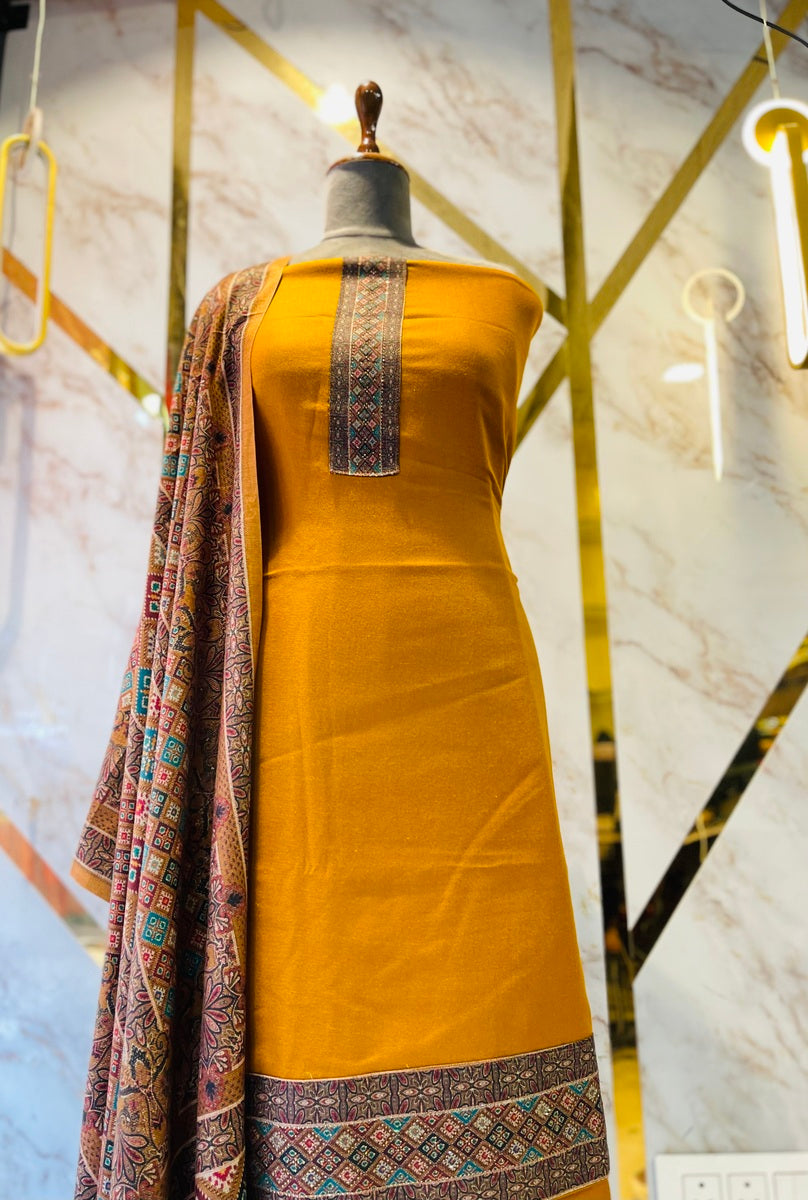 Premium Botique Style Pashmina print Suit