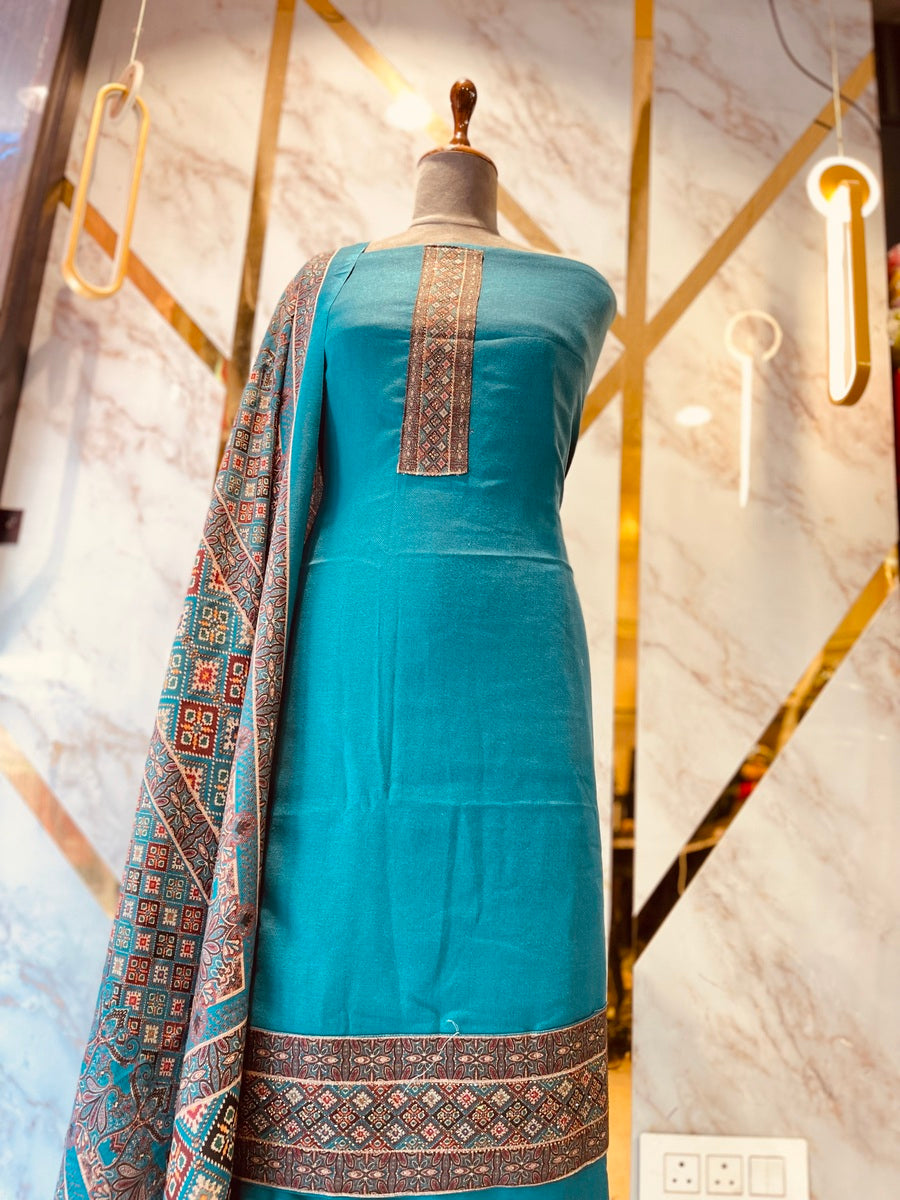 Premium Botique Style Pashmina print Suit – Aur Dikhao.