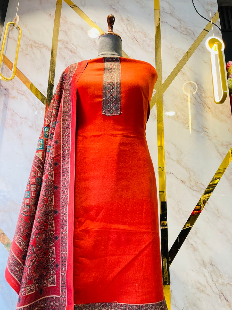 Premium Botique Style Pashmina print Suit