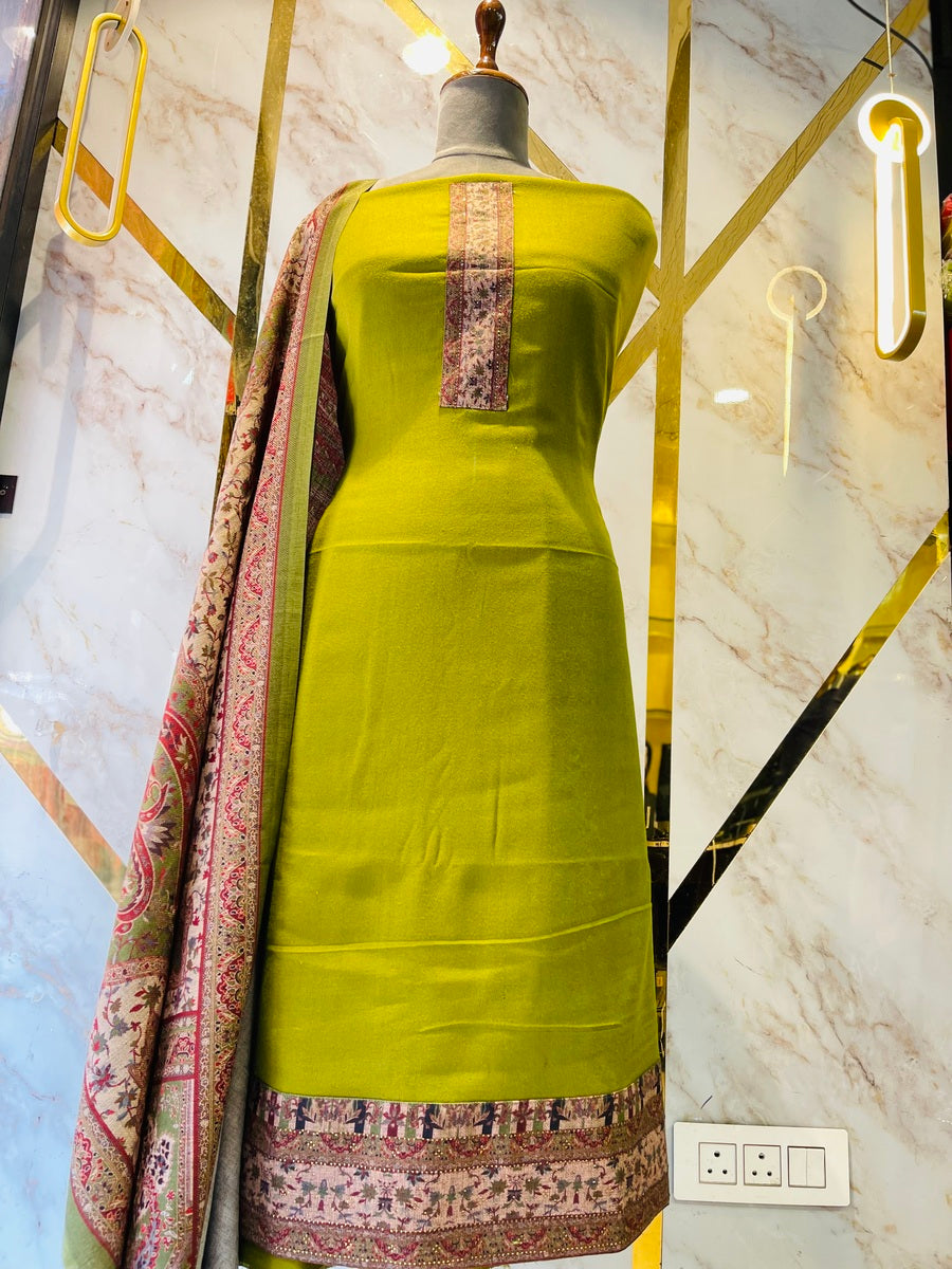 Premium Botique Style Pashmina print Suit