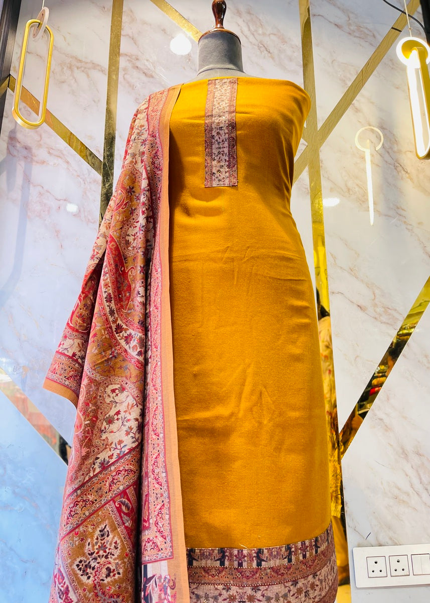 Premium Botique Style Pashmina print Suit