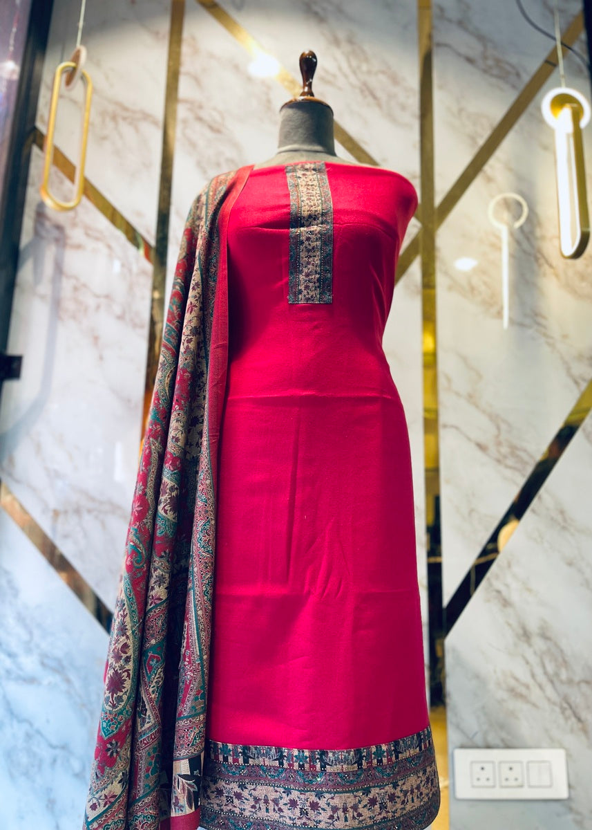 Premium Botique Style Pashmina print Suit