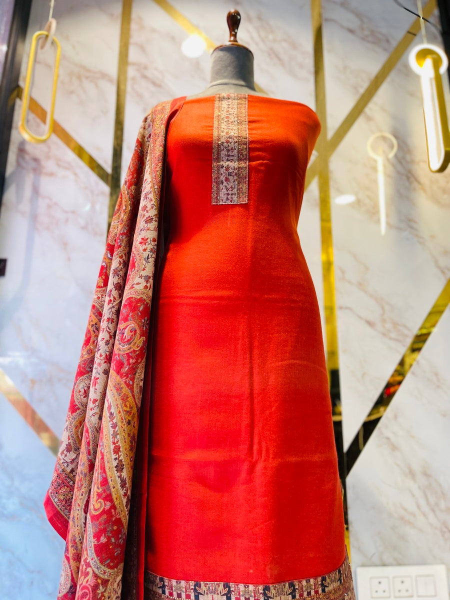 Premium Botique Style Pashmina print Suit