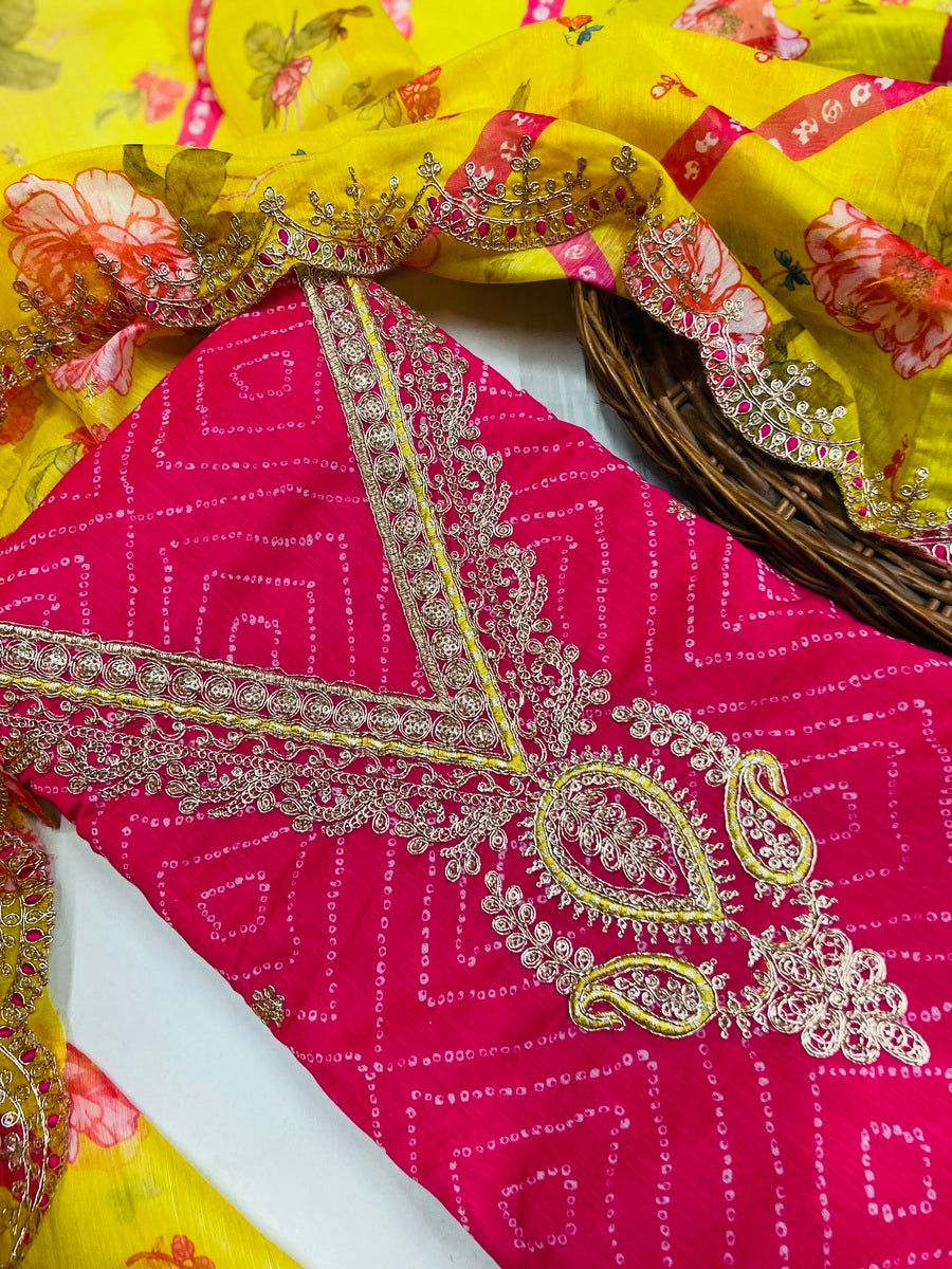 premium Organza  Suit