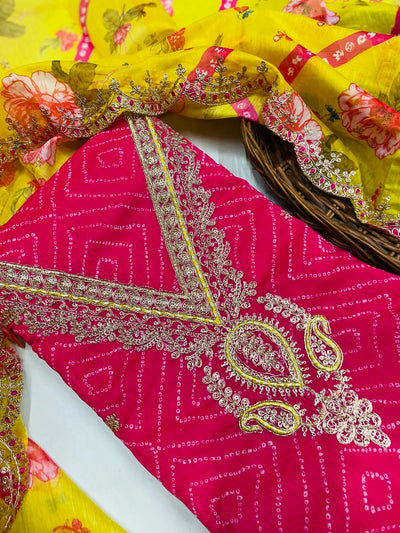 premium Organza  Suit