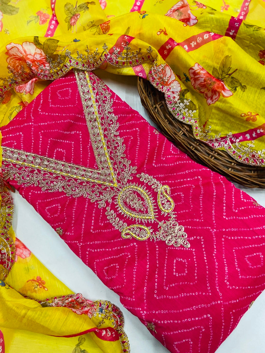 premium Organza  Suit