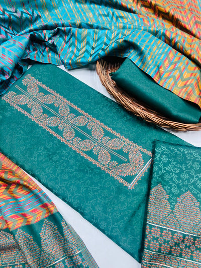 Premium kashmiri  Pashmina kani print Suit