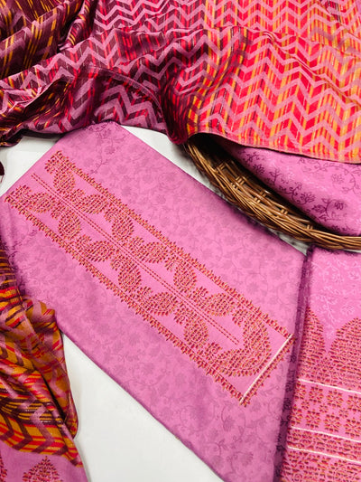 Premium kashmiri  Pashmina kani print Suit