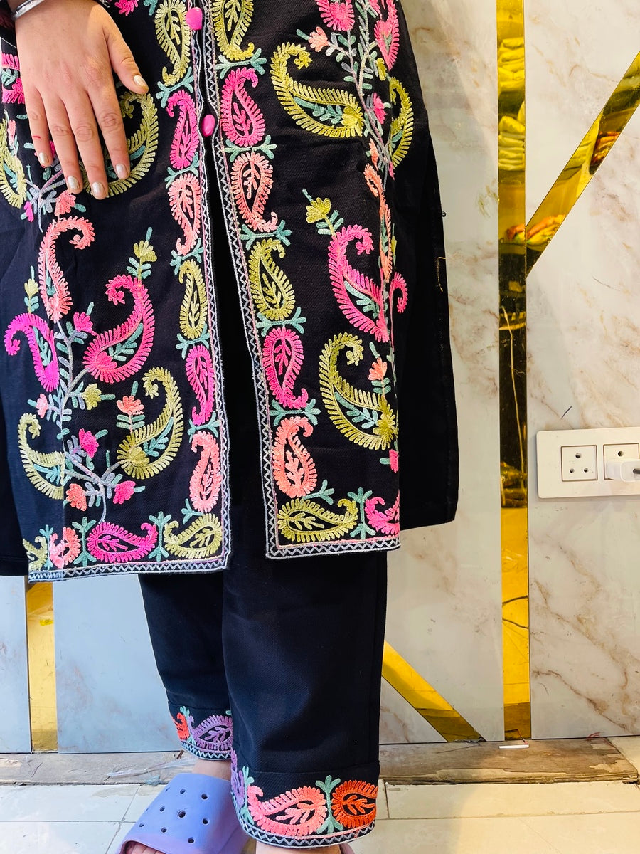 Beautiful Full Length Kashmiri winter 🥶 Ready made suit