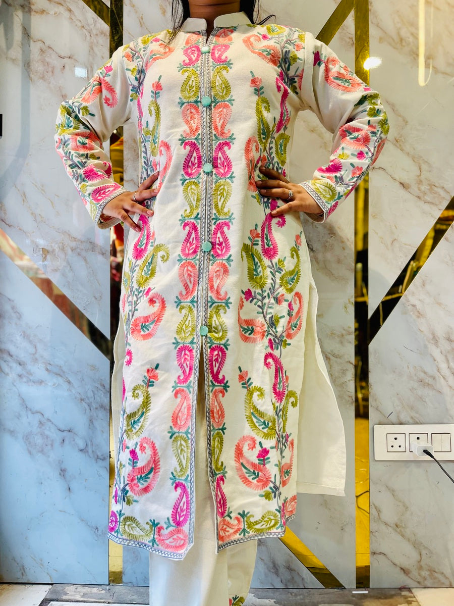 Beautiful Full Length Kashmiri winter 🥶 Ready made suit