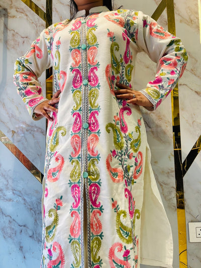 Beautiful Full Length Kashmiri winter 🥶 Ready made suit