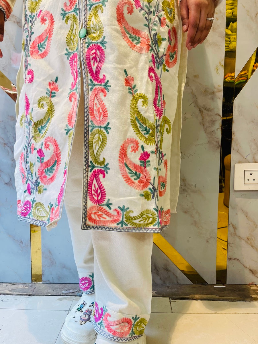 Beautiful Full Length Kashmiri winter 🥶 Ready made suit