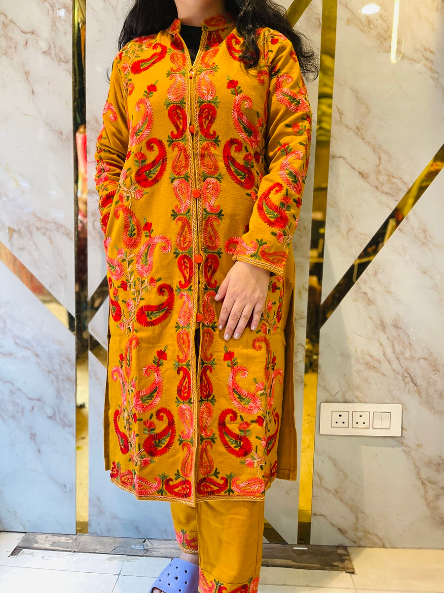 Beautiful Full Length Kashmiri winter 🥶 Ready made suit