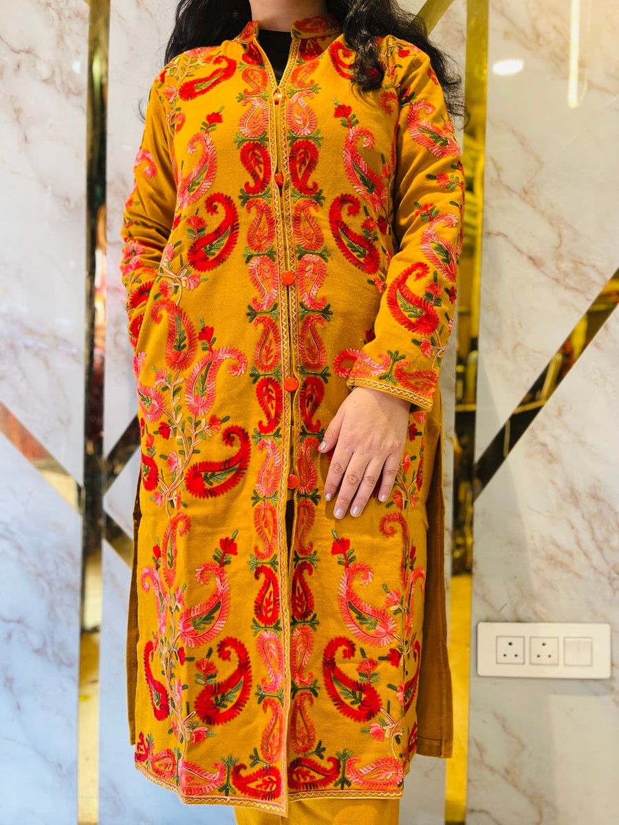 Beautiful Full Length Kashmiri winter 🥶 Ready made suit