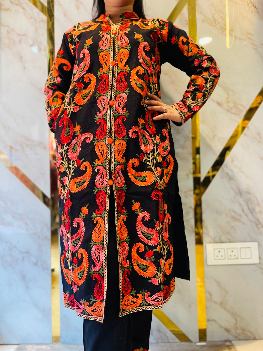 Beautiful Full Length Kashmiri winter 🥶 Ready made suit