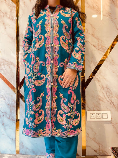 Beautiful Full Length Kashmiri winter 🥶 Ready made suit