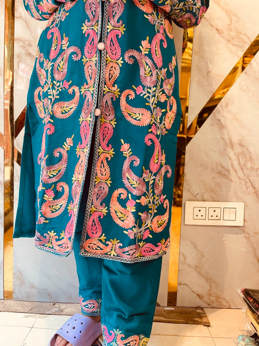 Beautiful Full Length Kashmiri winter 🥶 Ready made suit