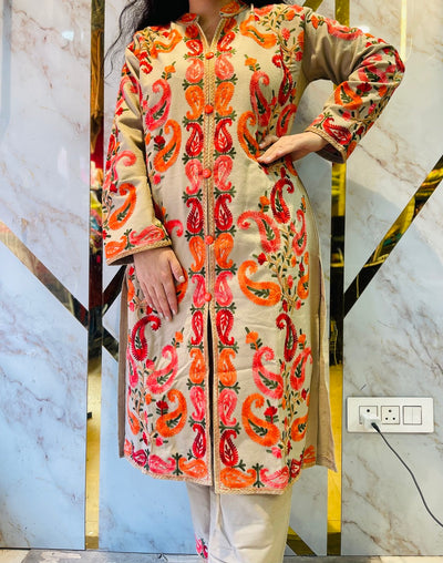 Beautiful Full Length Kashmiri winter 🥶 Ready made suit