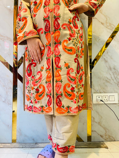 Beautiful Full Length Kashmiri winter 🥶 Ready made suit