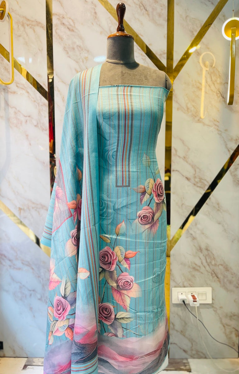 Premium Shimar Pashmina kani print Suit