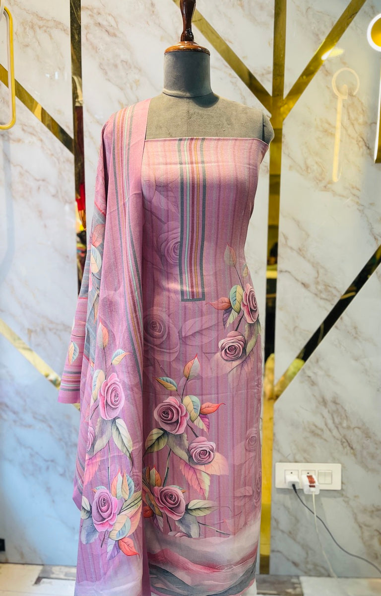 Premium Shimar Pashmina kani print Suit