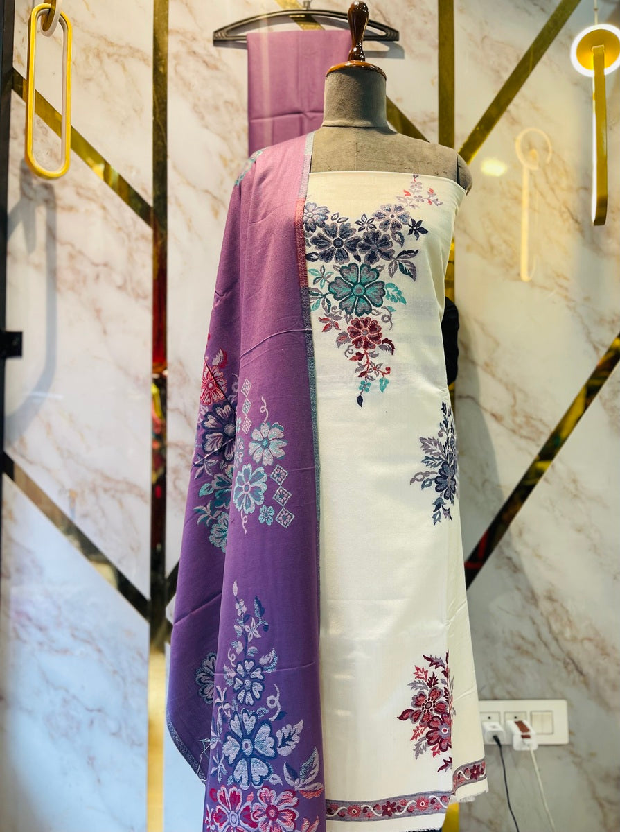 Premium kani Wollen Party Suits (100% Handmade)