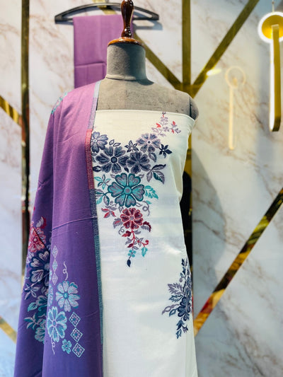 Premium kani Wollen Party Suits (100% Handmade)