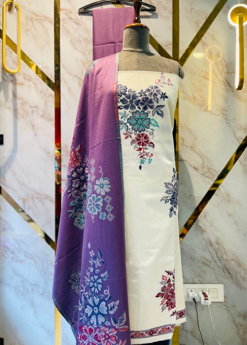 Premium kani Wollen Party Suits (100% Handmade)