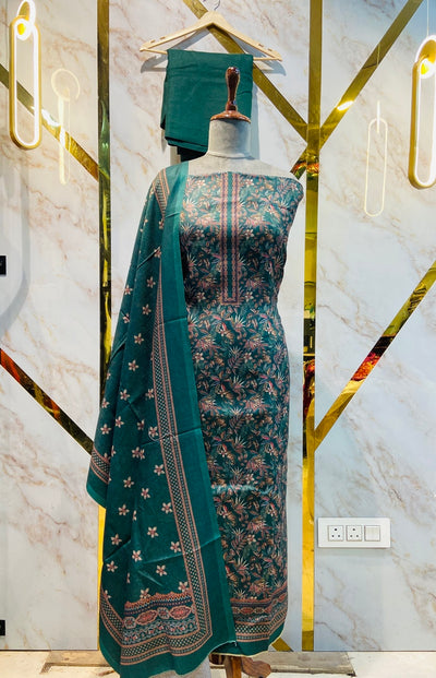 Premium kashmiri  Pashmina kani print Suit