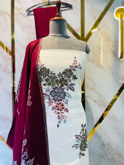 Premium kani Wollen Party Suits (100% Handmade)