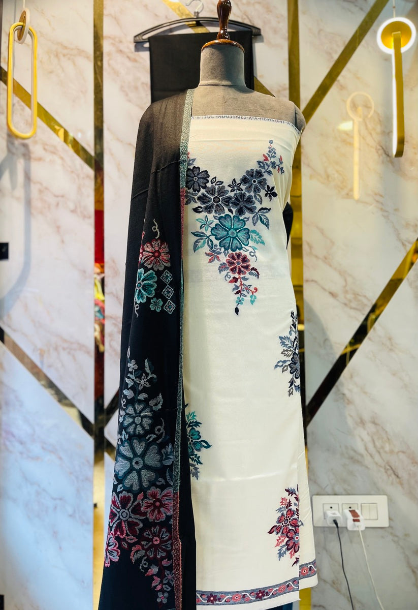 Premium kani Wollen Party Suits (100% Handmade)