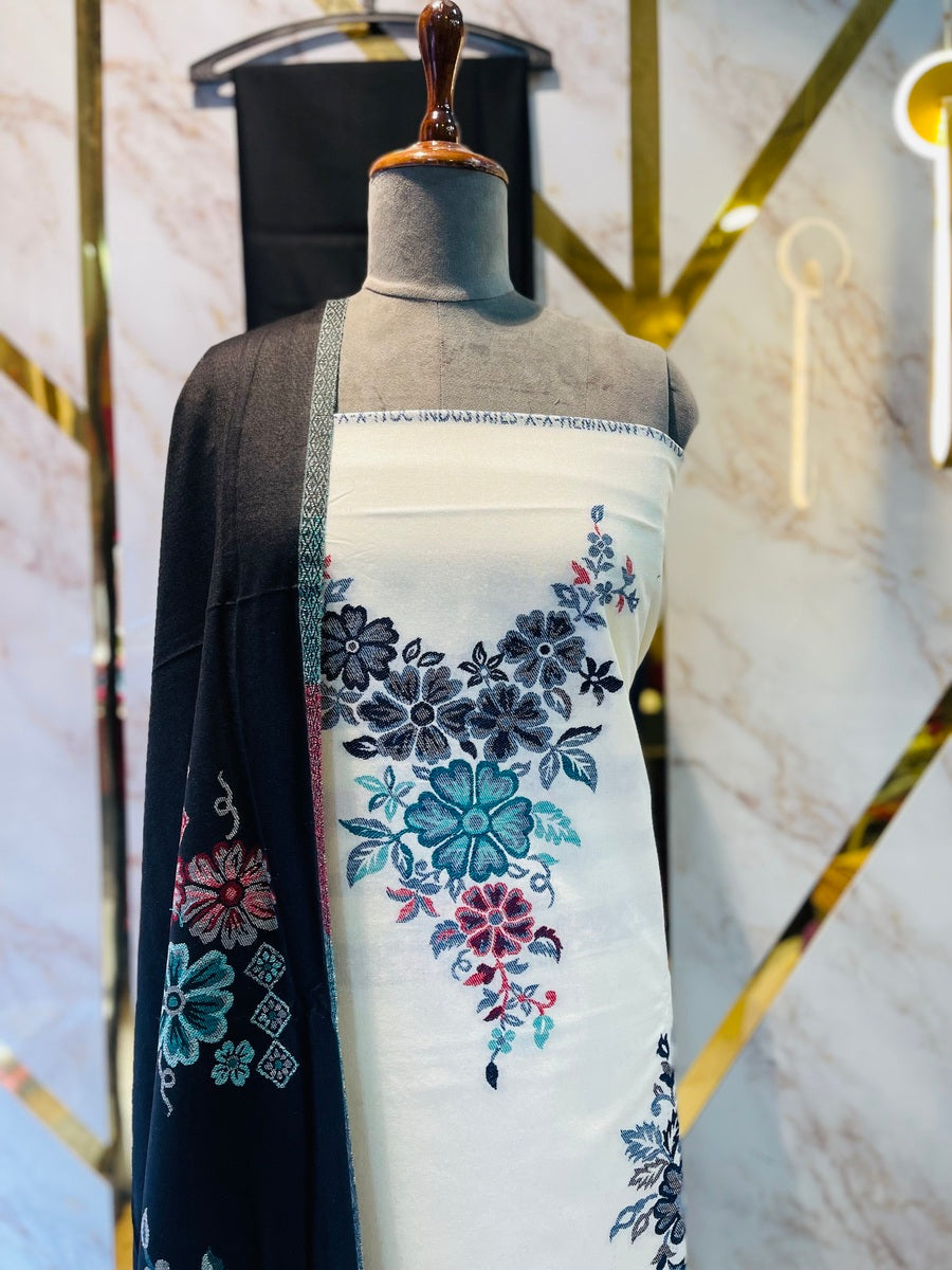 Premium kani Wollen Party Suits (100% Handmade)