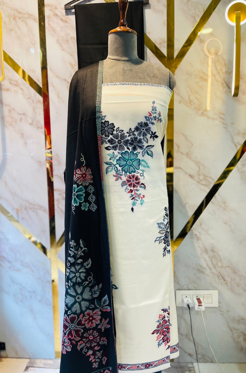 Premium kani Wollen Party Suits (100% Handmade)