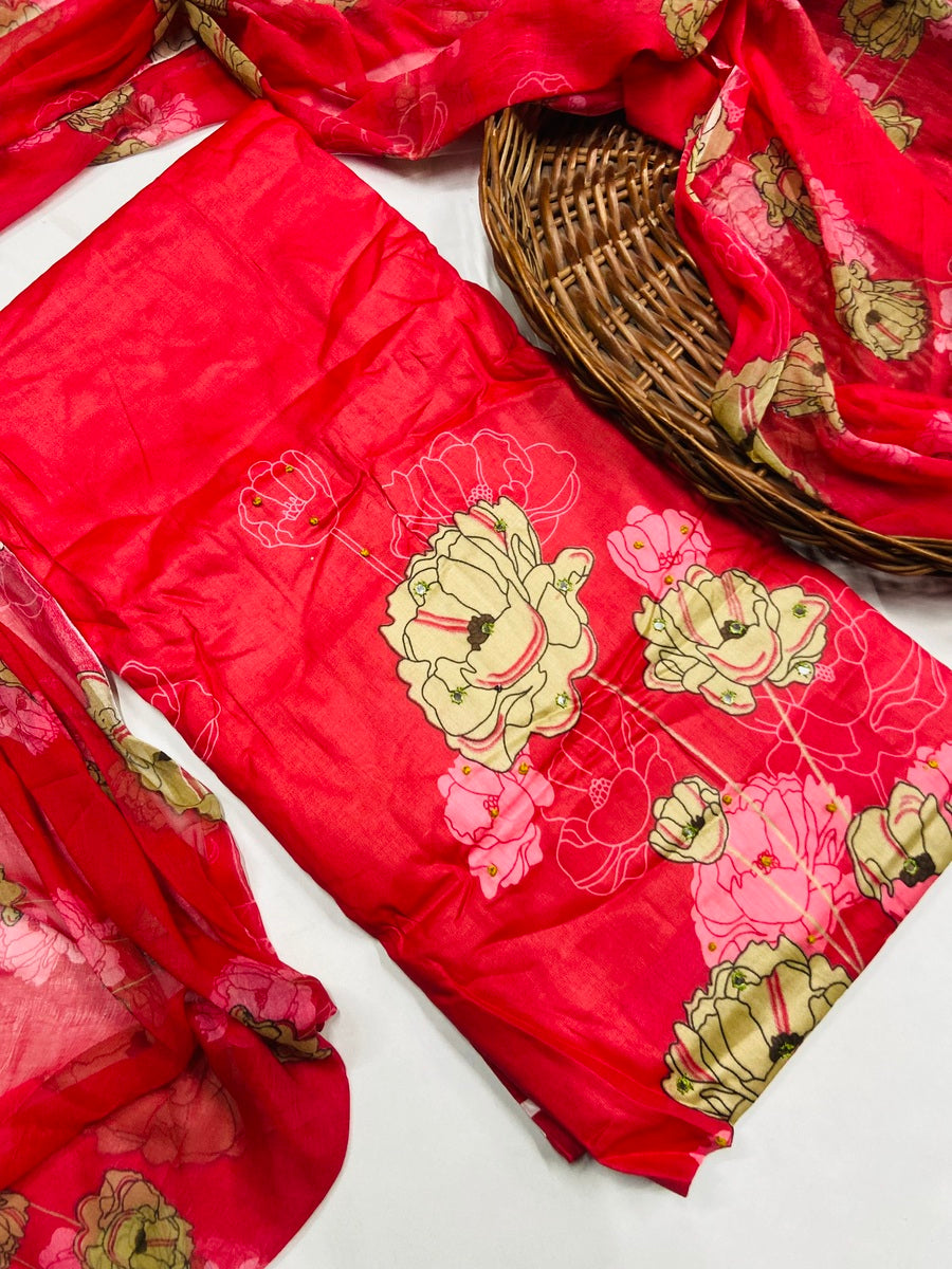 premium jaam  cotton suit