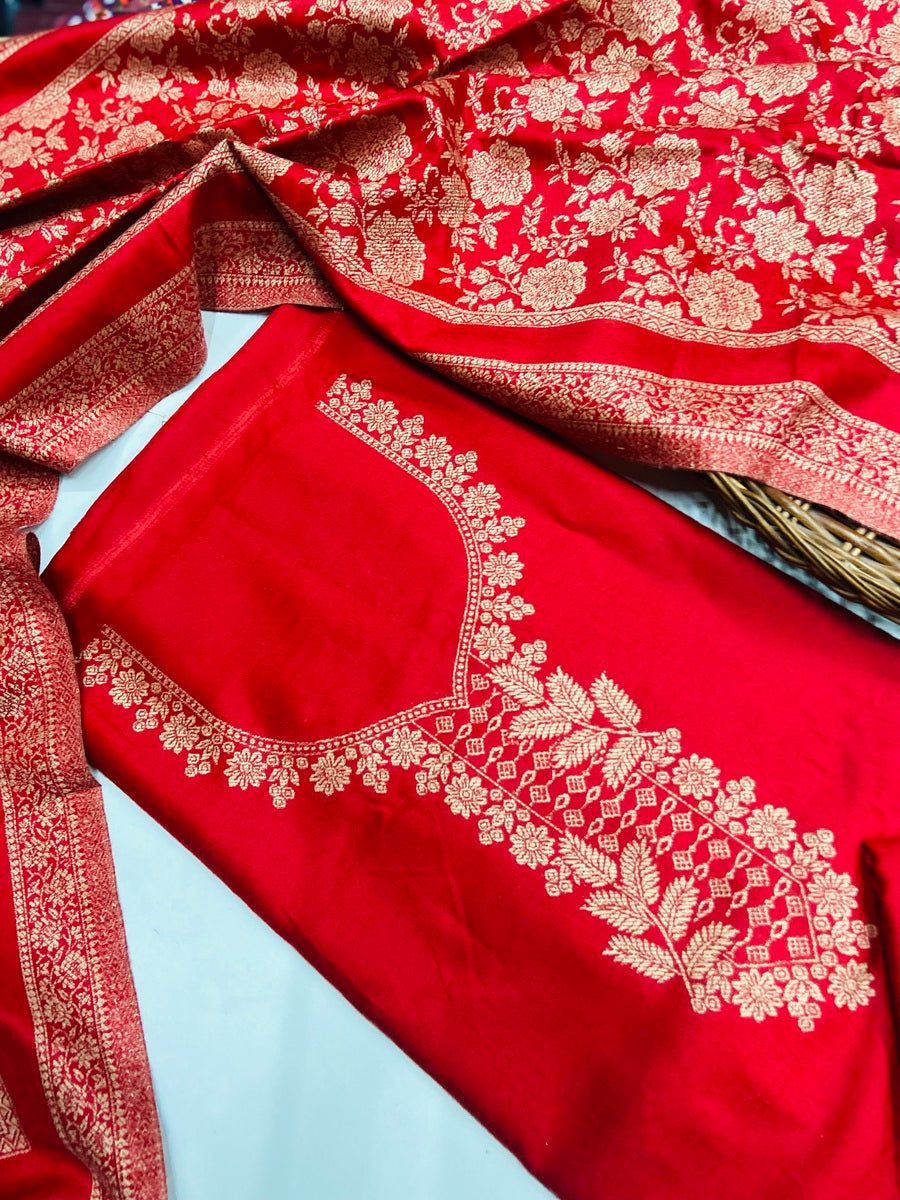 Premium kani Wollen Party Suits (100% Handmade)