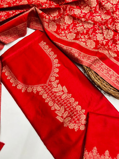 Premium kani Wollen Party Suits (100% Handmade)